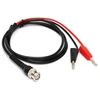 BNC Q9 to Dual 4mm Stackable Banana Plug with Socket Test Line Probe Test Leads Cable 90cm Test Connectors