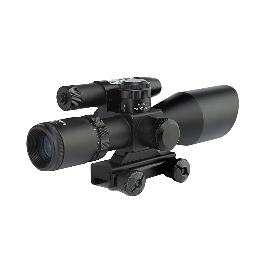 

Wholesale 2.5-10X40 EG GreenLaser Tactical Riflescope Outdoor Optics Telescopic Gun Sight Sniper Hunting Shooting Rifle Scope