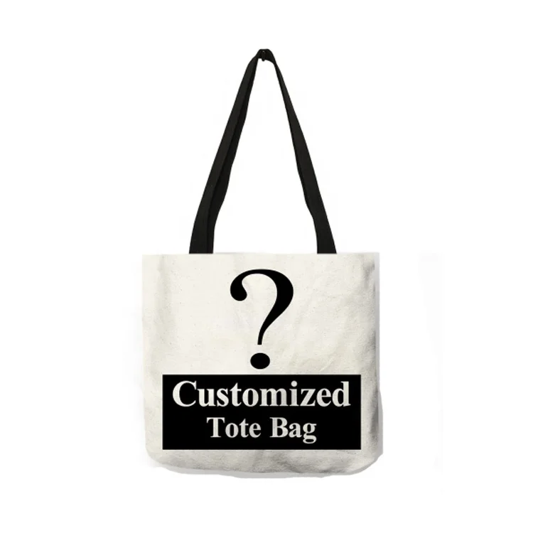 

Trending Hot Products Cheap Portable Eco Custom Canvas Cotton Tote Bag with Custom Printed Logo, Customized