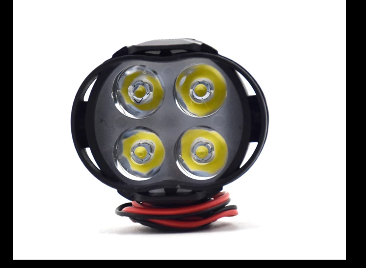 Venta CALIENTE 4 led faro de motocicleta plástico 12w led luz de motocicleta 12v luz led para moto