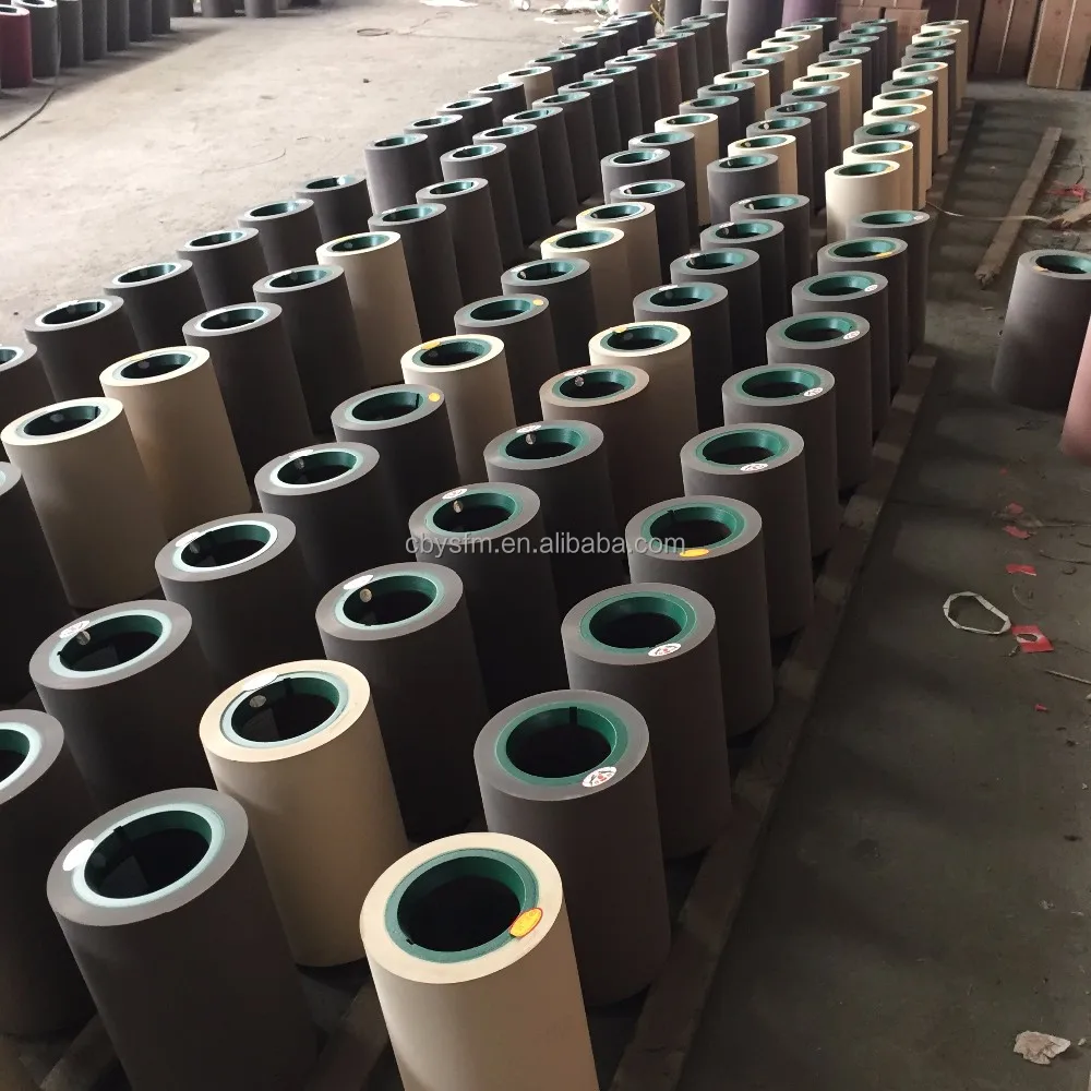 
14 inch rice rubber roller for paddy dehusking,Rice Hulling Rubber Roller on steel drum 