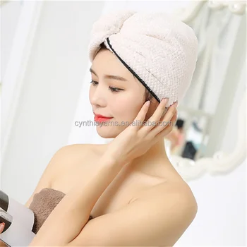 Microfiber Hair Drying Towels Fast Drying Hair Cap Long Hair Wrap