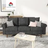 Queenshome design nordic home decor fabric buy black furniture from china formal living room suede 3 4 seater couch sofa sets