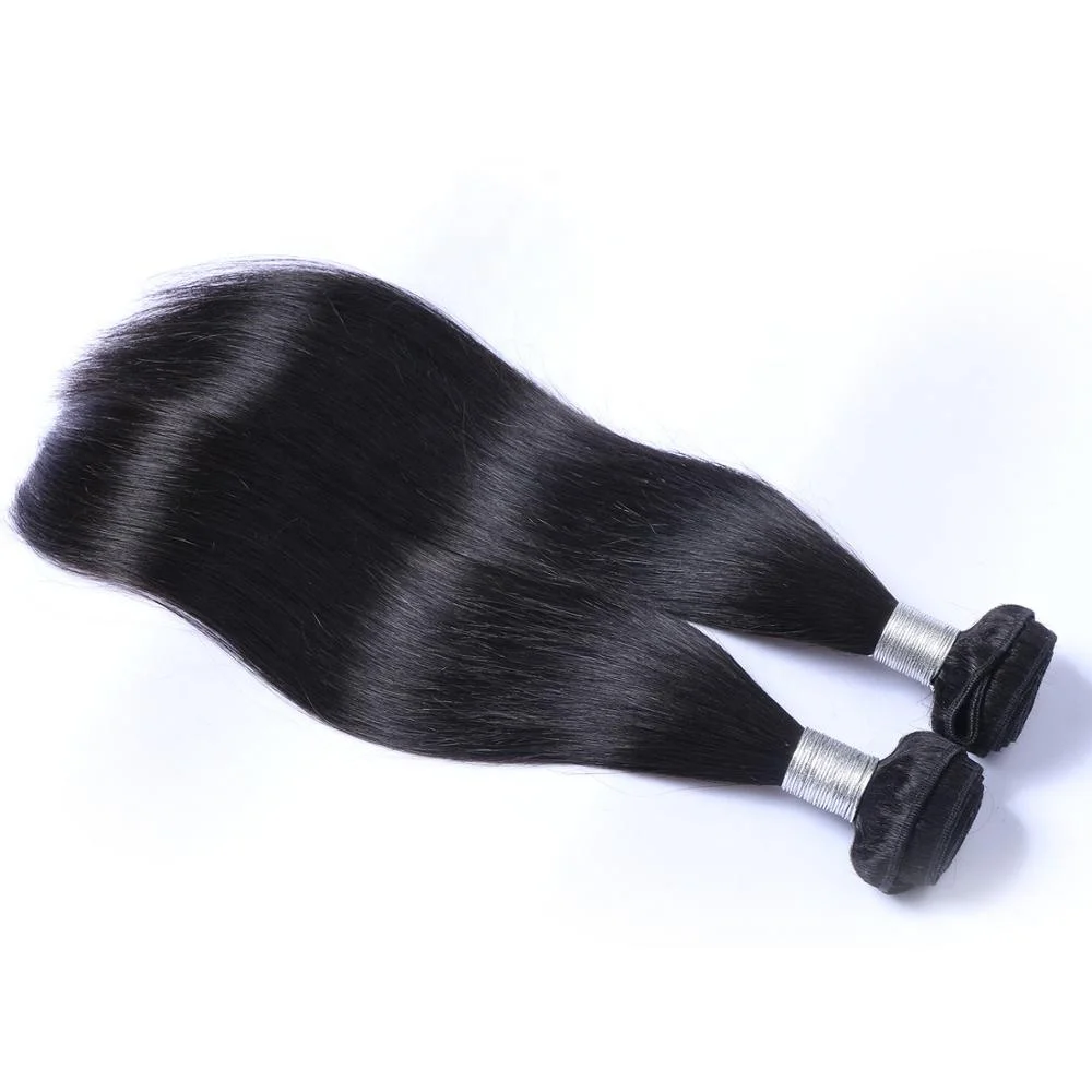 

Grade 10A Extension Hair Natural Color Straight Human Hair Weave Bundle, N/a