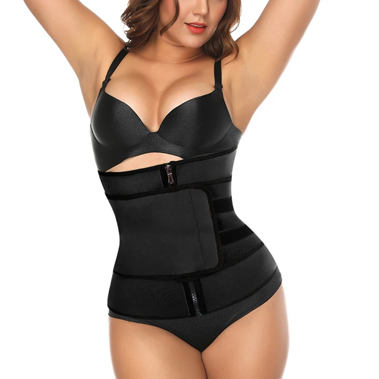 

Custom Logo Women Lose Weight Neoprene Waist Trainer Adjustable Waist Sweat Belt, As show
