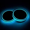LED Car Cup Holder Lights for Car Accessories,LED Coaster with 7 Colors Changing USB Charging ,LED Interior Atmosphere Lamp