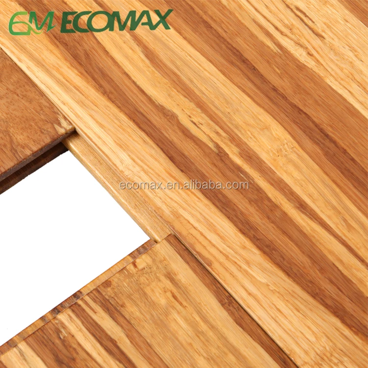 
Strand woven bamboo flooring for indoor floor Tiger surface Natural bamboo grain 