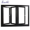 Factory Price Aluminum Glass Internal Transparent Hign Quality Folding Door