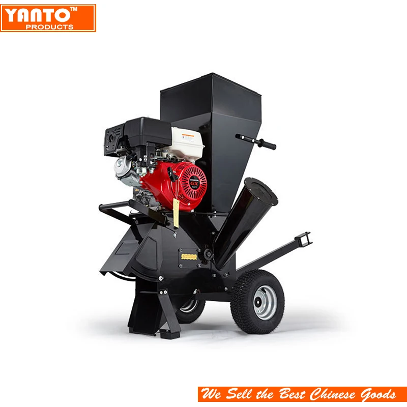 13hp Wood Chipper Petrol Garden Tree Commercial Timber Brush Branch