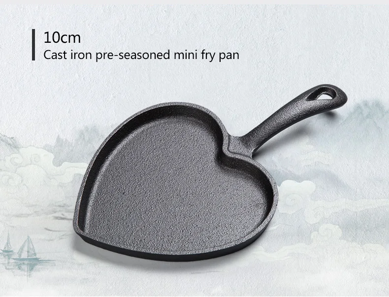 Cast Iron Preseasoned Egg Pan Small Size Fry Pans Buy Cast Iron Mini