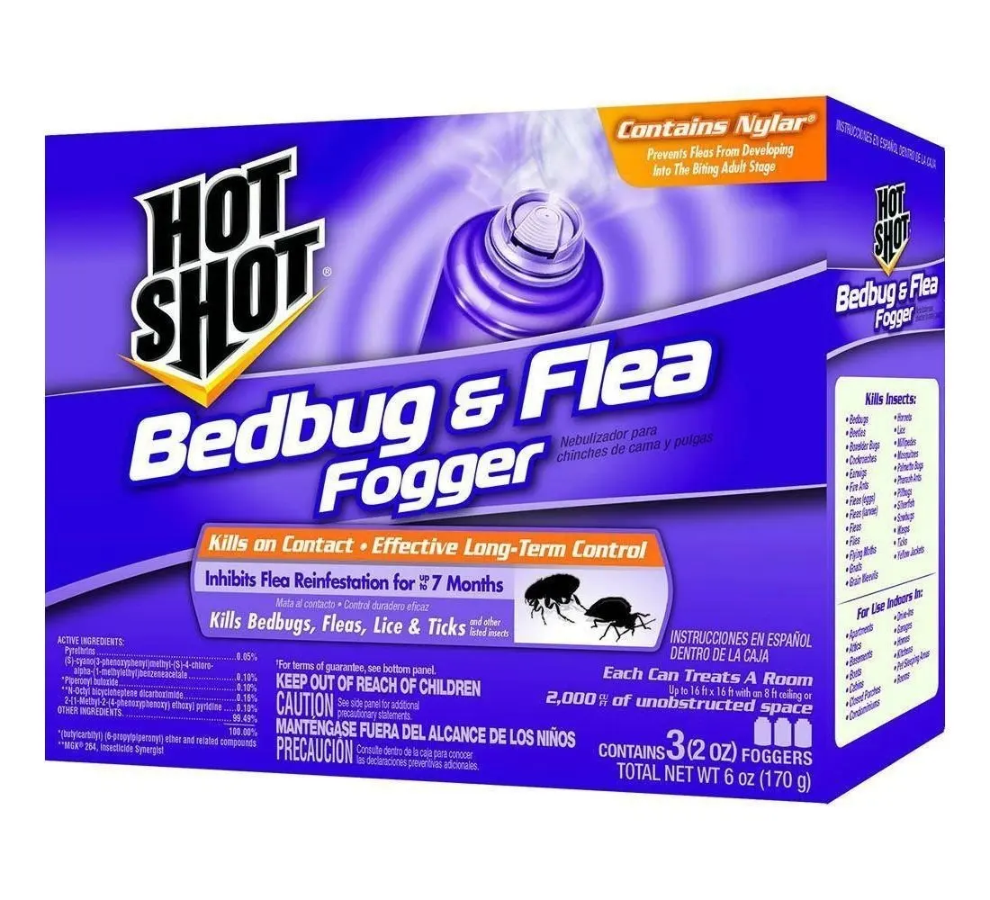 24.16. Hot Shot Hg-95911 Bedbug & Flea Fogger Repellent 2 Oz. 