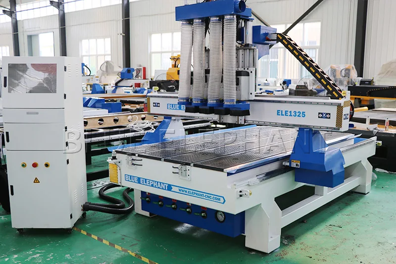 Easy Operation Cheap Multi Head Carving Machine Wood Working Cnc Router 1325 for Hot Sale
