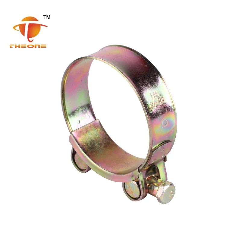 
high quality low price robust hose clamp with solid nut 