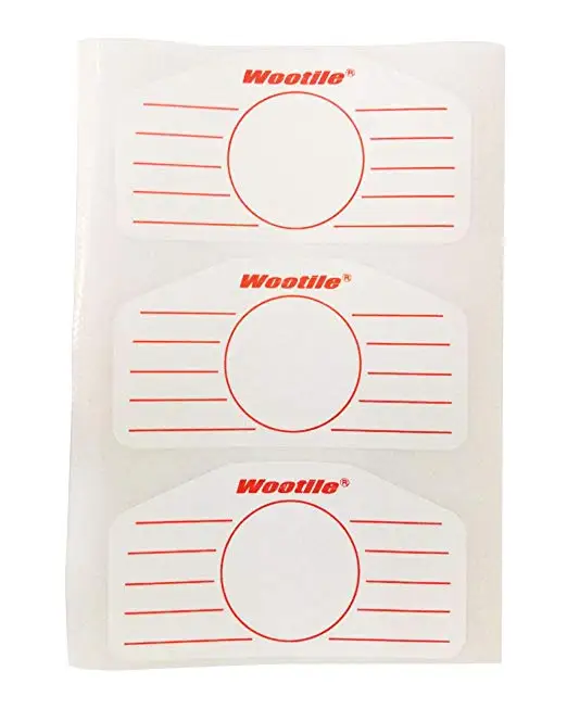 

Golf Standard Impact Labels, White