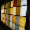qualified translucent resin acrylic stone panels for light ceiling