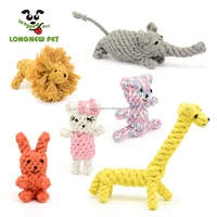 

Puppy Cotton Animal Design Durable Dog Rope Chew Toy Pet Toys Set