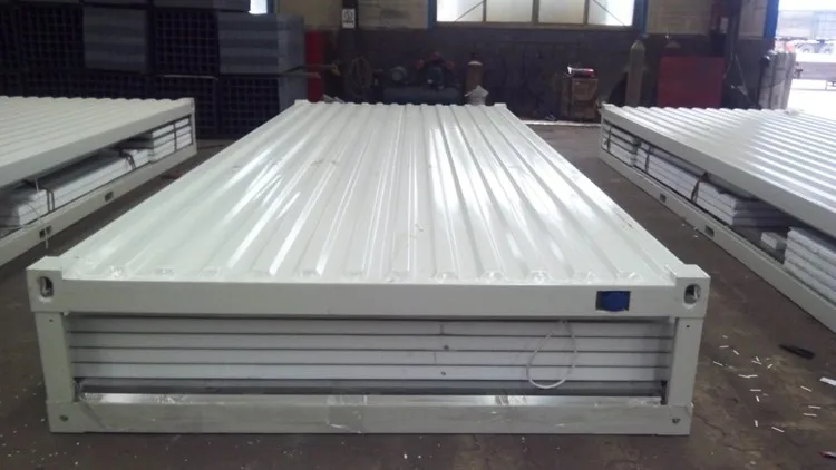 Tropical Luxury Vietnam Kiosk Container Home Kits Double Steel Easy Folding Foldable Prefab Container House For Sale