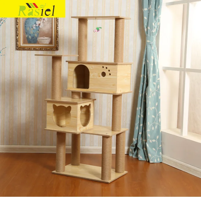 

DIY cat tree tower house scratcher scratching tree condo cat climbing