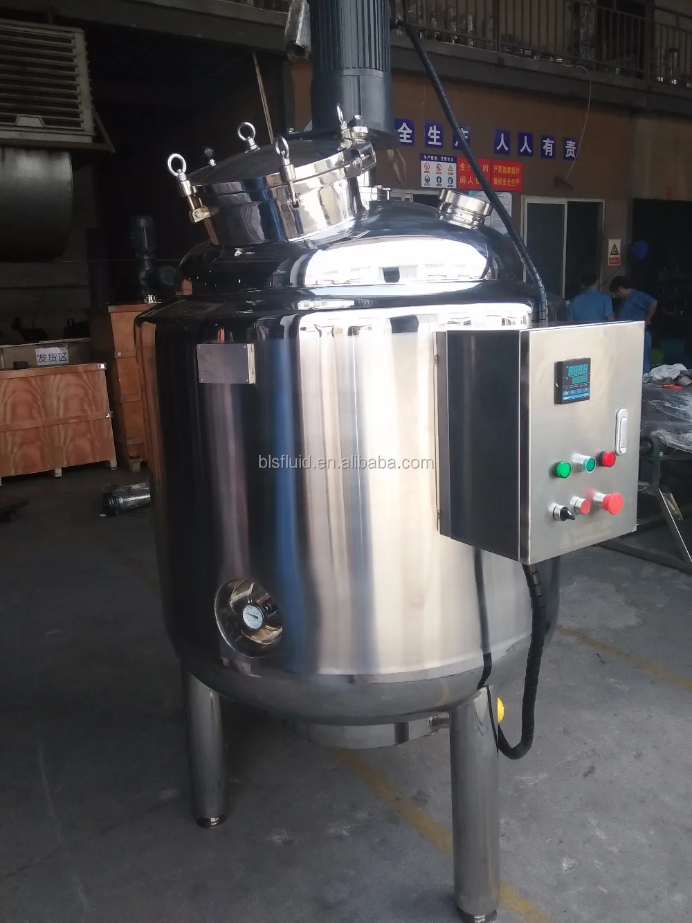 Jacketed Electrical Kettle Heater Soybean Milk Boiler With Mixer Buy