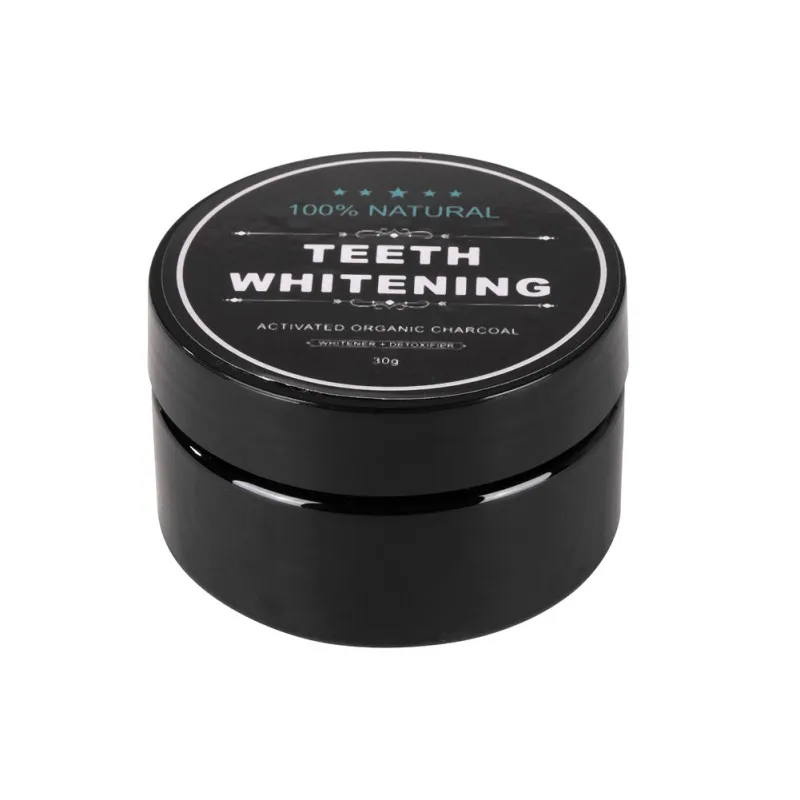 

New30g Tooth Whitening Powder Activated Coconut Charcoal Natural Teeth Whitening Charcoal Powder Tartar Stain Removal
