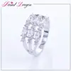 Factory direct sale fashion customized crystal setting women finger ring wholesale