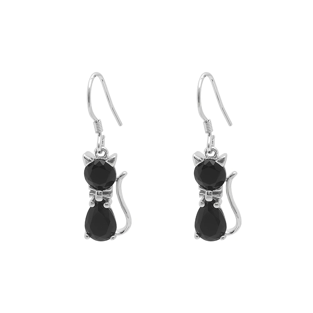 

Earrings women silver jewelry earring animal cats shape fashion earrings for women