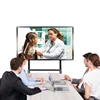 55inch multiple functions capacitive oled touch screen display for shopping center interactive movable whiteboard