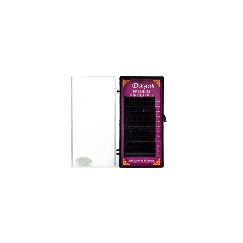

wholesale dollylash eyelash extensions high quality popular single one dollar eyelash, Black