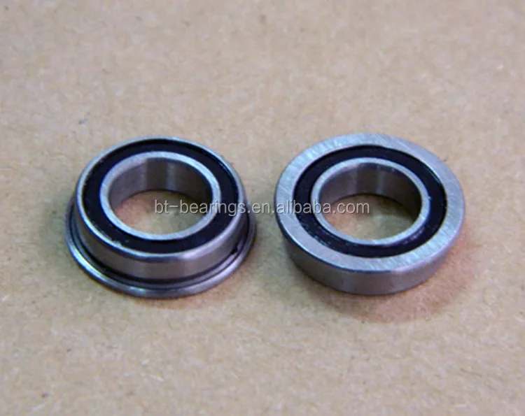 MF128-2RS 8x12x3.5 Black Rubber Sealed Flanged Ball Bearings 20pcs