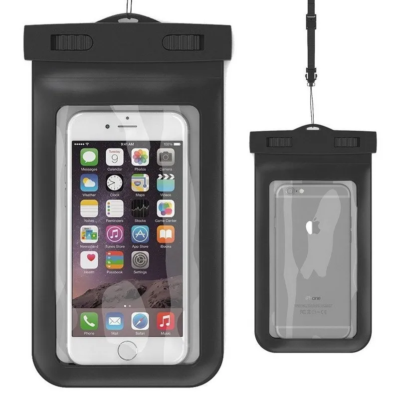 

Wholesale Waterproof Underwater Mobile Phone Case Bag Pouch for iPhone 4s to 6s plus for Samsung s4 to s7 for Huawei for Xiaomi, Black;green;blue;pink;orange;purple