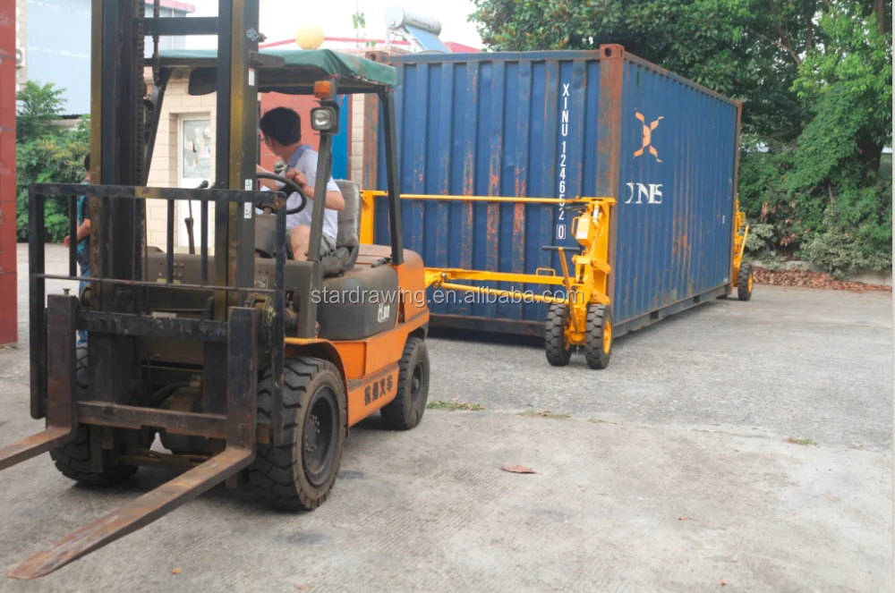 Heavy Duty Container Dolly - Steerable - Capacity: 30 tons