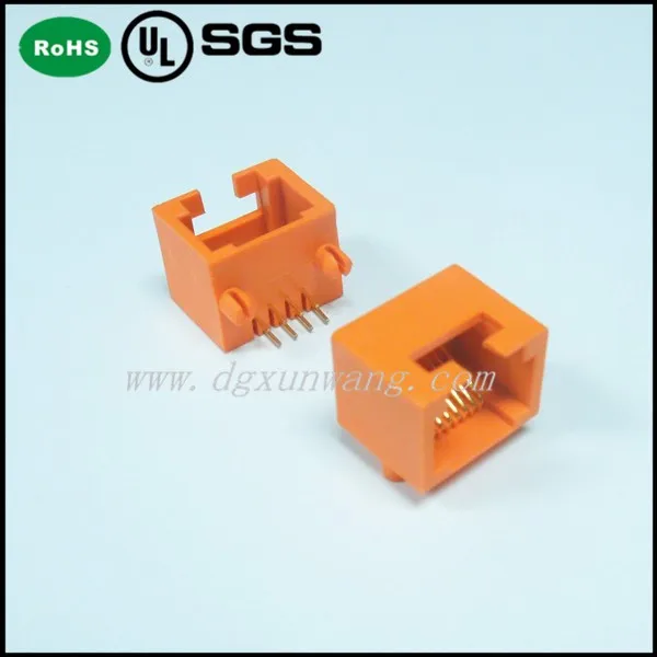 8p8c Mini Rj45 Connector Pcb Mounting/mini Rj45 Rj45
