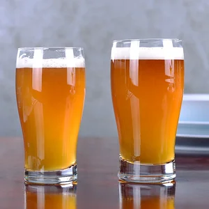 Image of ready to ship 20oz wholesale printed lager weizen IPA pint pilsner craft beer glass