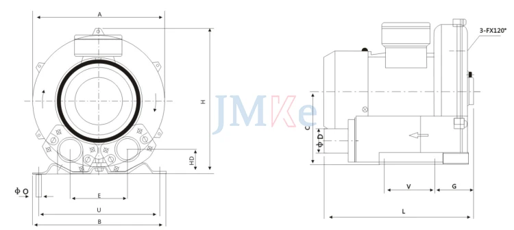 High Pressure mini Blower