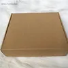 Cheap Flat Pack Plain Brown Color Corrugated Packaging Boxes For Products Mailing