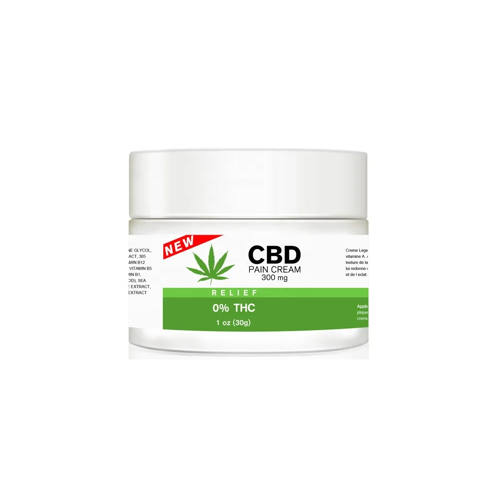 

Wholesale OEM Natural Organic High Quality Private Label CBD Hemp Leaf Extract Pain Relief CBD Hemp Cream Topic Pain Cream