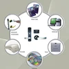 CE FCC ISO9001 certification RFID WIFI split smart intelligent electronic hotel lock with hotel software management system