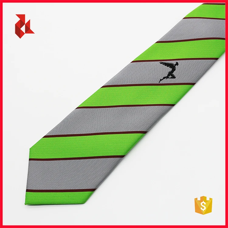 Custom Made Silk Stripe Logo Ties