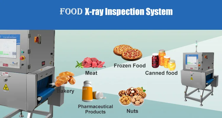 High Quality Xray Inspection System For Large Food Meat Mushrooms Candy ...