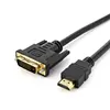 6FT Gold Adapter Cable HDTV LED LCD Cord Plug HDMI to DVI D 24+1 Male Cable