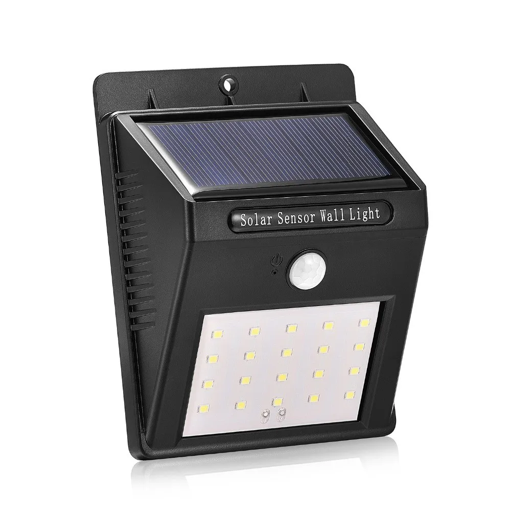 Solar Power Night Light 20 Led Outdoor Waterproof Solar Motion Sensor 