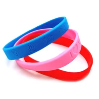 

Embossed Debossed Printed Cheap Colorful Custom Sport Silicone Bracelet