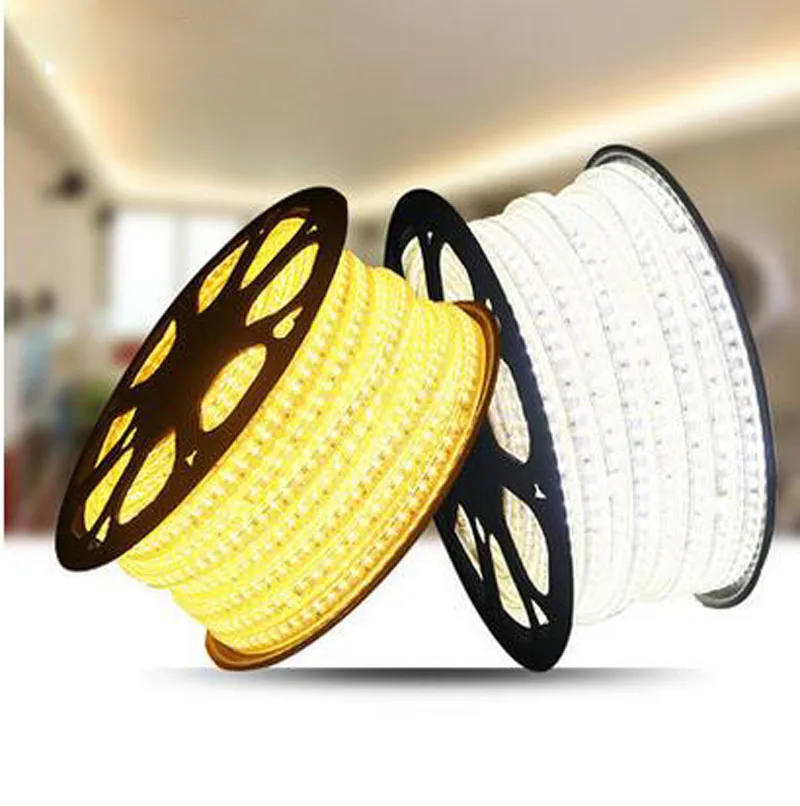 60LED/M 220V LED SMD 5050 Waterproof LED Strip Flexible Light