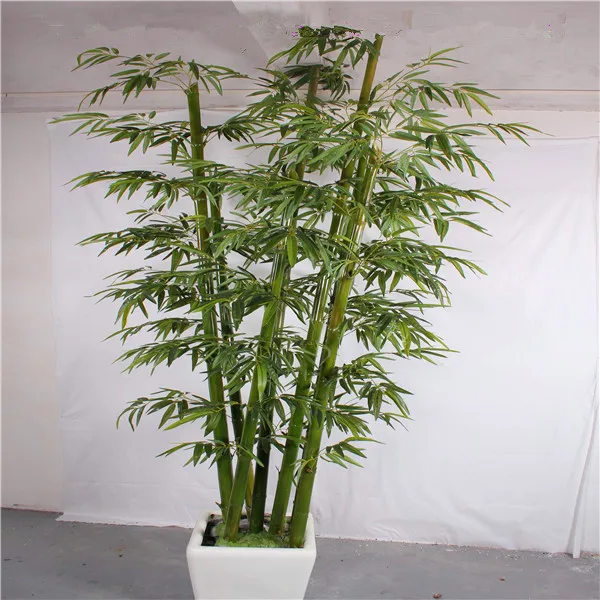 Wholesale Fake Artificial Bamboo Plants With Plastic Leaf In Good