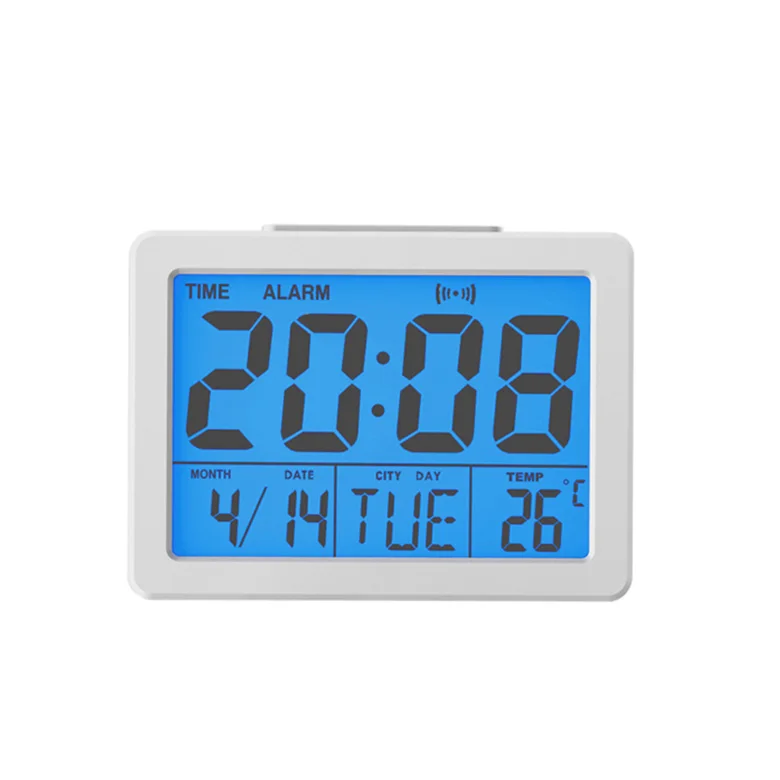 
Square multi functions desk digital temperature and talking alarm clock  (60805235312)