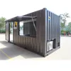 20ft cafe container house bar luxury /modular shipping container office restaurant