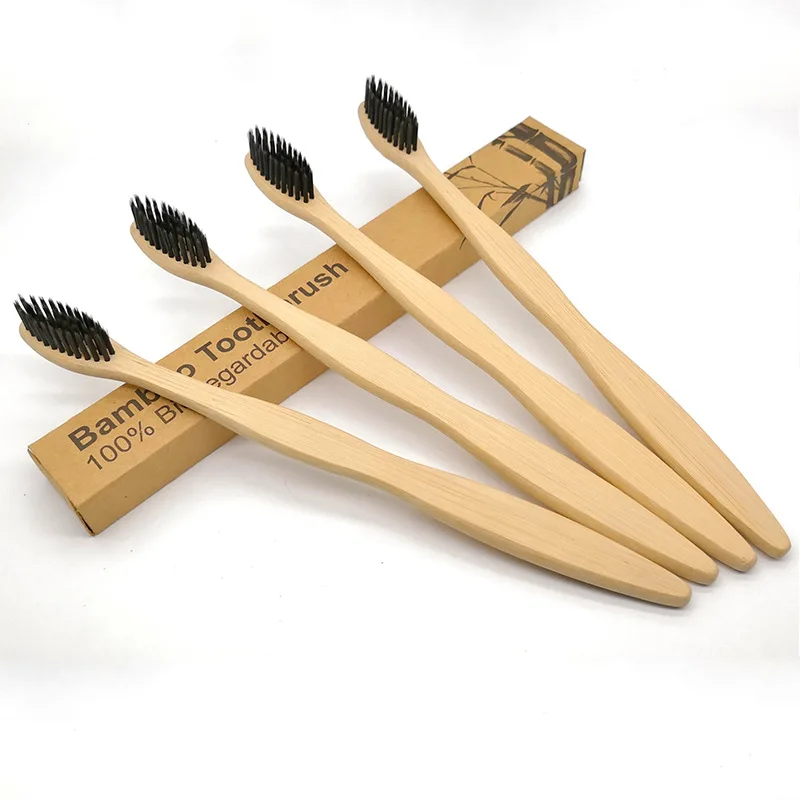 

Wholesale Price Handmade 1PC Hard Moso Eco Bamboo Wooden Toothbrush, Customized color