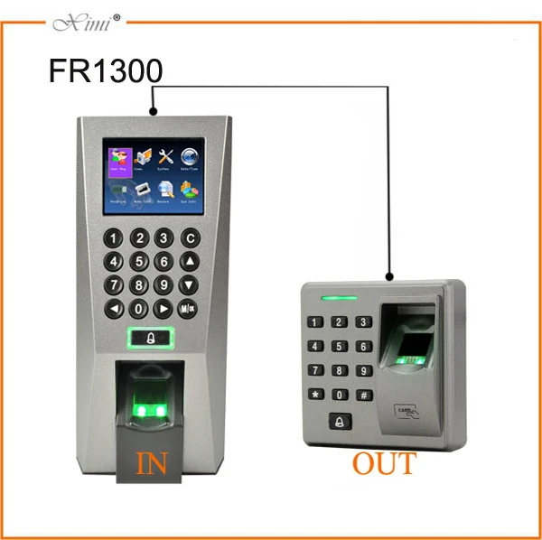 For Enter And Exit Fr1300 New Arrival Rs485 Fingerprint Reader Slave Reader For F18 Inbio Serious Access Control System 