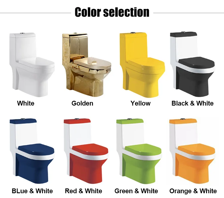 Sanitary ware bathroom ceramic colour toilet with bidet