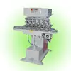 Semi-automtic 6 color disney ball tampon printing machine with conveyor